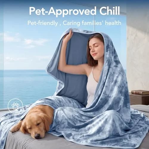 Topcee Cooling Blanket King Size 229cm x 264cm (90"x104") | Breathable Fabric for Hot Sleepers thumbnail 3