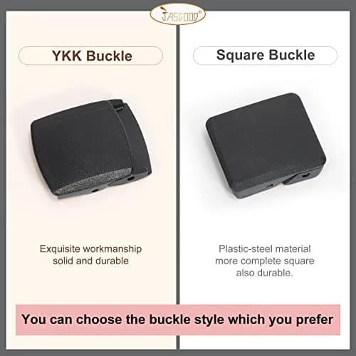 JASGOOD Travel Security Money Belt with Hidden Pocket | Unisex Nickel-Free Nylon Belt for Safe Travel (70-120 chars) thumbnail 4