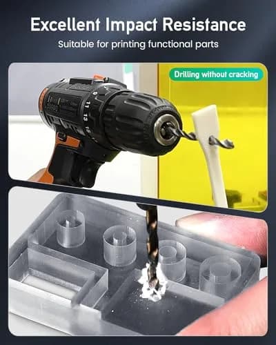 SUNLU ABS-Like 3D Printer Resin 2KG (4.4 lbs) Grey | Rapid UV Curing Photopolymer for LCD/DLP/SLA Printers thumbnail 4