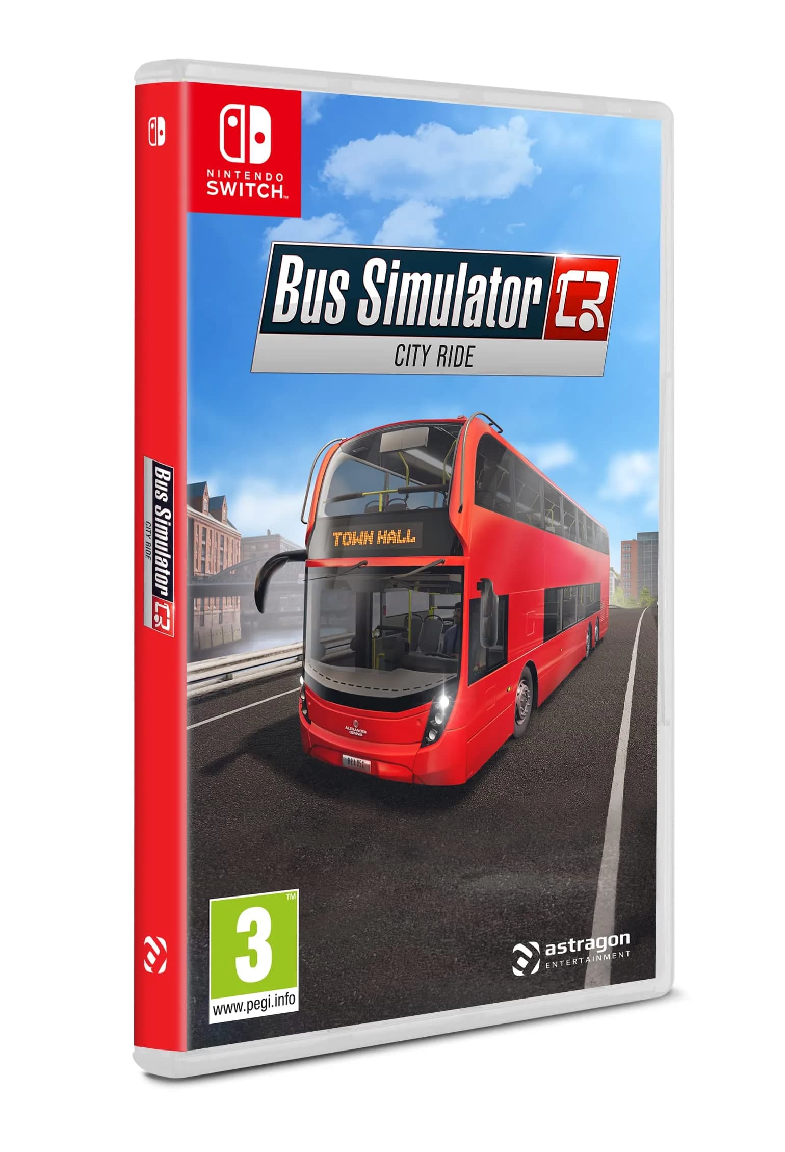 Astragon Bus Simulator City Ride for Nintendo Switch | 10 Licensed Buses, Realistic Cities, Route & Fleet Management - main product image