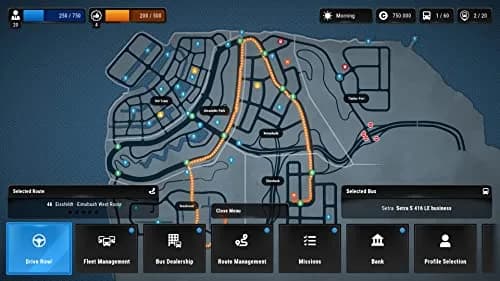Astragon Bus Simulator City Ride for Nintendo Switch | 10 Licensed Buses, Realistic Cities, Route & Fleet Management thumbnail 4