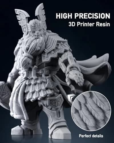 SUNLU ABS-Like 3D Printer Resin 2kg (4.4 lbs) Black | High Precision Photopolymer for LCD/DLP/SLA thumbnail 3
