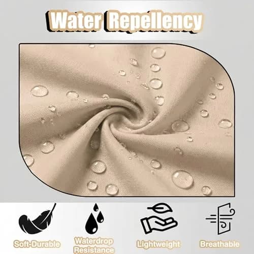TOSHE Kitchen Apron for Women & Men Waterdrop Resistant, Adjustable Button | Water-Resistant Cotton Blend Apron thumbnail 4