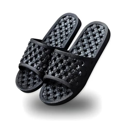 AYYDMY Quick Drying Shower Shoes for Men and Women | Black, US Men 8-10 / Women 9.5-10 thumbnail 1
