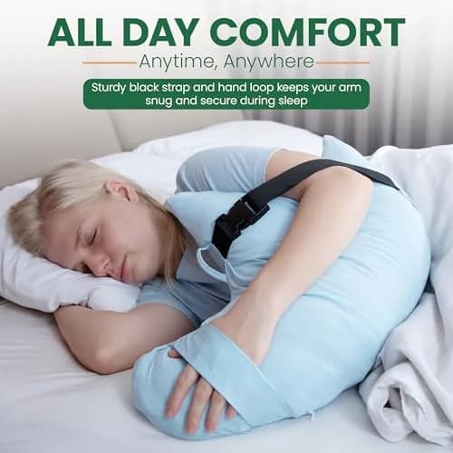 Allersoft Allercool SPJ Pillow for Post Shoulder Surgery Recovery | 33cm (13" L x 4" H x 14" W) thumbnail 5