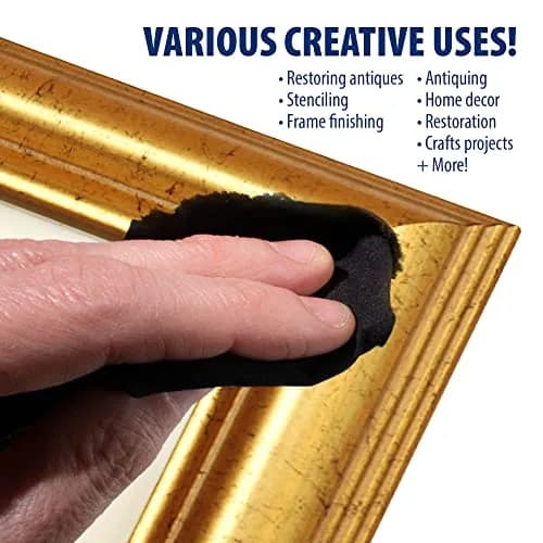AMACO Rub n Buff Wax Metallic Finish - Gold Leaf | Versatile Gilding Wax for Furniture & Crafts thumbnail 4