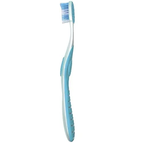 Colgate 360 Enamel Health Sensitive Toothbrush, Compact Head, Extra Soft - Pack of 6 | 48% Softer Bristles for Sensitive Teeth & Gums thumbnail 3
