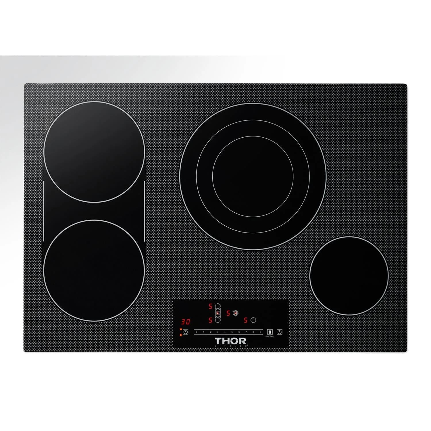 Thor Kitchen 30-Inch Electric Cooktop TEC30 | 4 Elements, 9 Power Levels, Touch Glass Controls - main product image