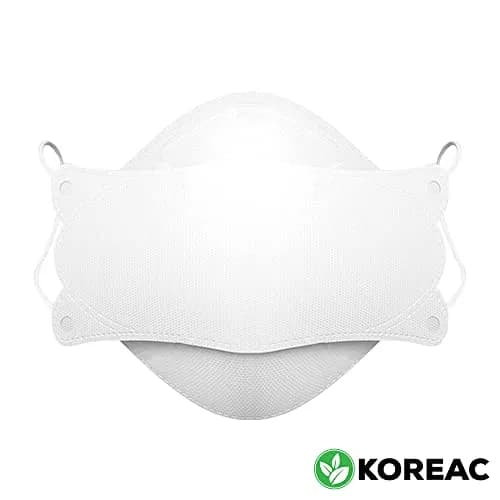 KOREAC Air Queen Nano Mask White 100 Count (Pack of 1) | Breathable Nanofiber Filter thumbnail 4