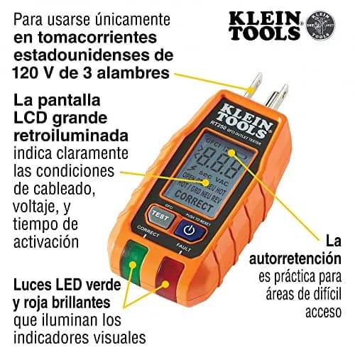 General Tools 4-in-1 Pin/Pinless Moisture & Mold Detector | Dual LCD & Alarm, 5-50% Wood, 1.5-33% Building Materials, 9V Battery thumbnail 6