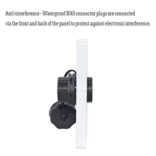 PENGLIN IP68 Waterproof Shielded RJ45 Panel Mount Bulkhead Connector (5-Pack, Black) | Cat6 Ethernet Connectivity for Industrial Environments thumbnail 6