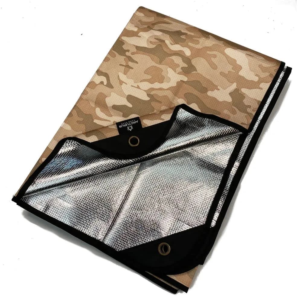 Arcturus All-Weather Outdoor Survival Blanket 60x82in (152cm x 208cm) | Thermal Emergency Blanket with Grommets - main product image