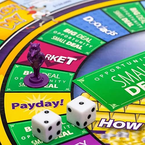 Rich Dad How To Get Out Of The Rat Race Board Game Set Adult & Kid Version | Educational Financial Literacy Learning Game for Ages 6+ (2-Pack) thumbnail 8