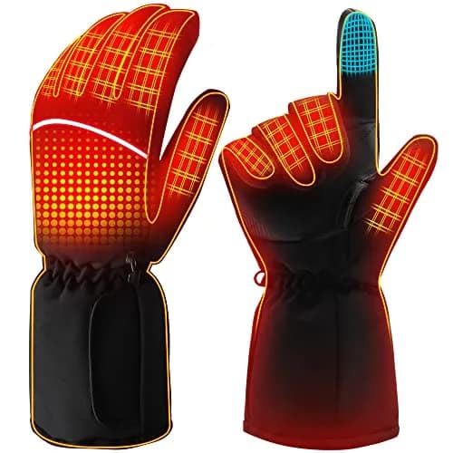 Magnolia Heated Gloves for Men Women | Battery Powered Electric Hand Warmers for Cold Weather thumbnail 1