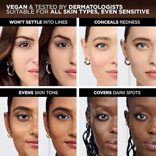 L'Oreal Paris True Match Super-Blendable Foundation, C1 Light | Natural, Vegan & Sensitive Skin Friendly thumbnail 7
