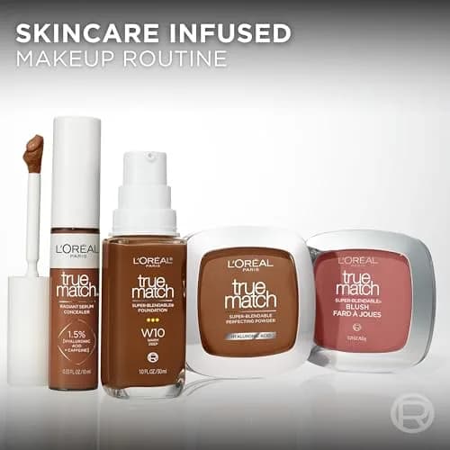 L'Oreal Paris True Match Super-Blendable Foundation, C1 Light | Natural, Vegan & Sensitive Skin Friendly thumbnail 9