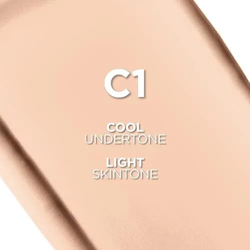L'Oreal Paris True Match Super-Blendable Foundation, C1 Light | Natural, Vegan & Sensitive Skin Friendly thumbnail 2