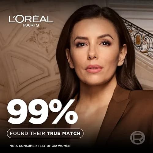 L'Oreal Paris True Match Super-Blendable Foundation, C1 Light | Natural, Vegan & Sensitive Skin Friendly thumbnail 3