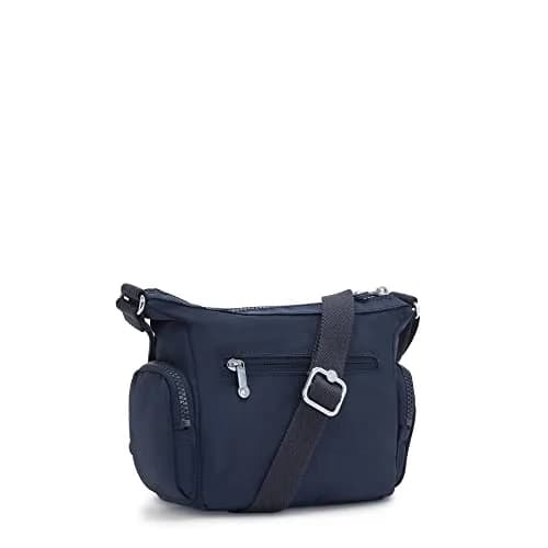 Kipling Gabbie Mini Crossbody Bag Blue Bleu 2 21.6 cm (8.5 in) x 27 cm (10.6 in) x 7.6 cm (3 in) | Water Resistant Organizational Pockets thumbnail 6