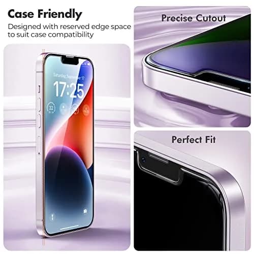 UNBREAKcable 3-Pack Screen Protector for iPhone 13 Pro Max/14 Plus 6.7'' | Ultra HD, 9H Hardness, Bubble-Free thumbnail 6
