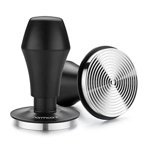 Normcore 58.5mm Spring Loaded Espresso Coffee Tamper V4 with Ripple Base & Stand | Consistent Pressure for Perfect Extraction thumbnail 1