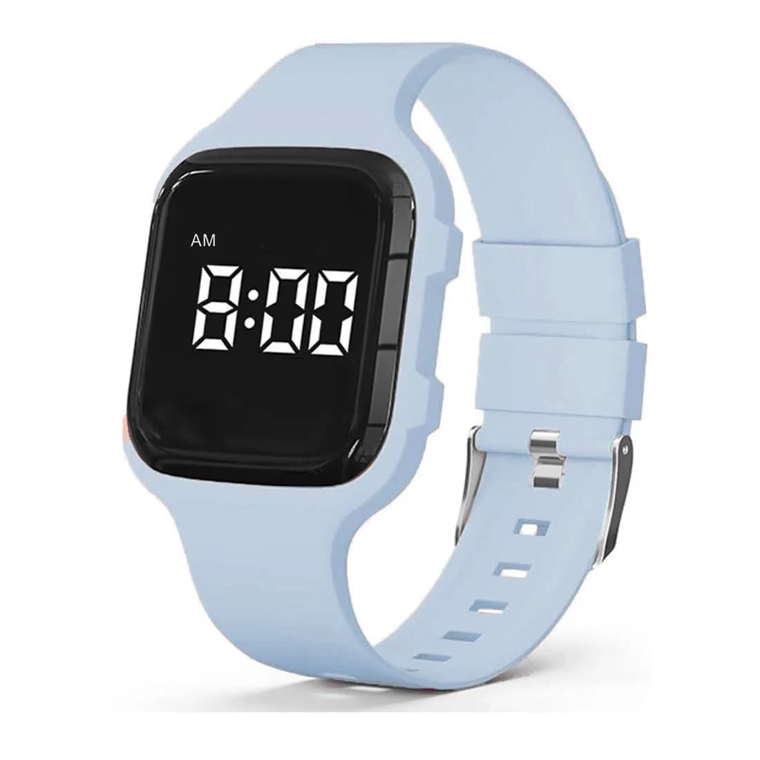 e-vibra Vibrating Alarm Watch for Potty Training & Medical Reminders, Light Blue, 15 Alarms | Water Resistant