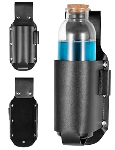ALAMIYA Medieval Knight Leather Belt Shawl Men Renaissance Half Shoulder Cape Scarf Buckle Bracers Retro Magic Cork Potion Bottle Sword Frog Accessories thumbnail 8