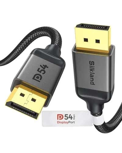 Silkland 16K DisplayPort Cable 2.1 6.6FT | VESA Certified 54Gbps Gaming & 16K Support thumbnail 1