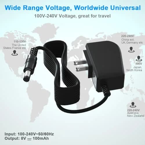 HYGAMOCC 8V 100mA Quick Charger for Philips Norelco MG3750 Trimmer | 1.2m (3.9ft) Power Supply thumbnail 7