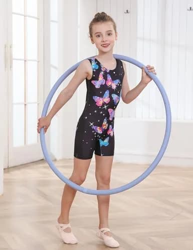 TUONROAD Girls Leotard Size 6-7 Years | Breathable Polyester & Spandex Gymnastics Bodysuit thumbnail 5