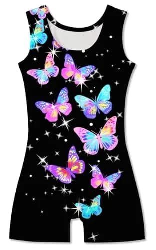 TUONROAD Girls Leotard Size 6-7 Years | Breathable Polyester & Spandex Gymnastics Bodysuit thumbnail 2