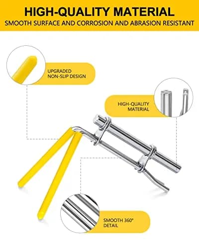 VEHIFOMO Hydraulic Seal Installation Tool Kit with Pick and Hook Set, 5 Pcs Stainless Steel | For Rod Seals & U-Cups thumbnail 2
