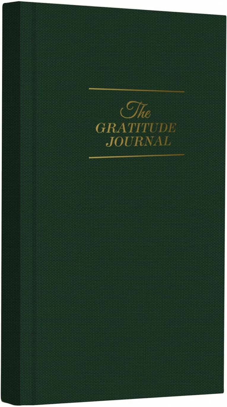 GOSSIP FOX The Gratitude Journal A Few Minutes a Day for Happiness & Reflection | Undated Daily Planner, Earth Green, A5