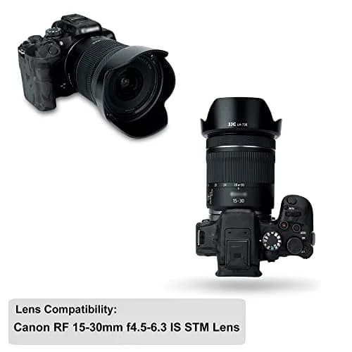 JJC EW-73E Lens Hood for Canon RF 16-28mm f/2.8 & RF 15-30mm f/4.5-6.3 Lens | Reversible Design, Supports 67mm Filter & Cap thumbnail 2