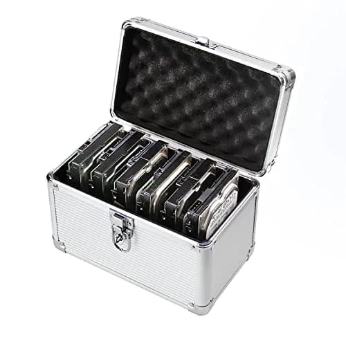 GLOTRENDS B6 6-Slot 3.5 Inch Internal Hard Disk Storage Box | IP65 Water Resistant HDD Organizer thumbnail 1