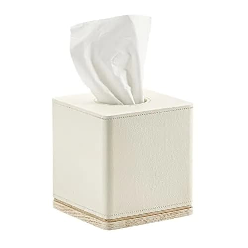 Polytree Tissue Box Cover Square Resin 5.5 Inch | Heavy Duty Home Decor thumbnail 1