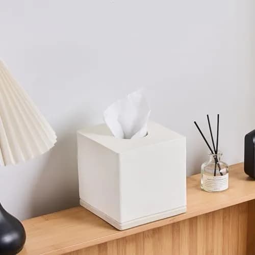 Polytree Tissue Box Cover Square Resin 5.5 Inch | Heavy Duty Home Decor thumbnail 9
