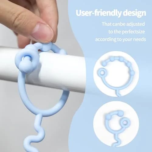 Toy Straps, Pacifier Holder Clip with Self-Adjusting Bayonet | Food-Grade Silicone, BPA-Free, 3 Pack thumbnail 6