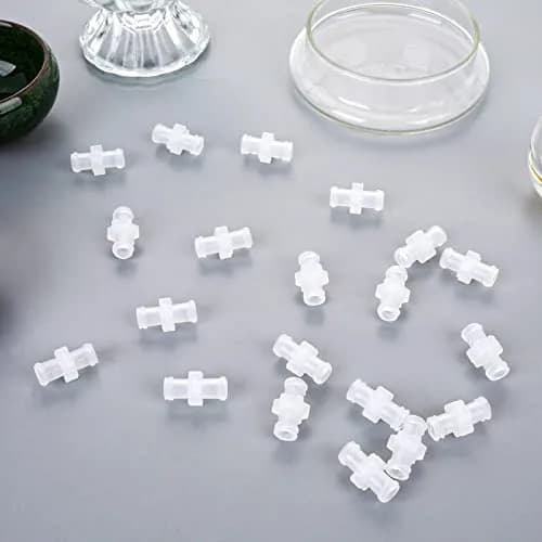 Abeillo 20 Pcs Luer Lock Syringe Adaptor Set - Female to Female Luer Connectors | For Gas & Liquid Media thumbnail 7