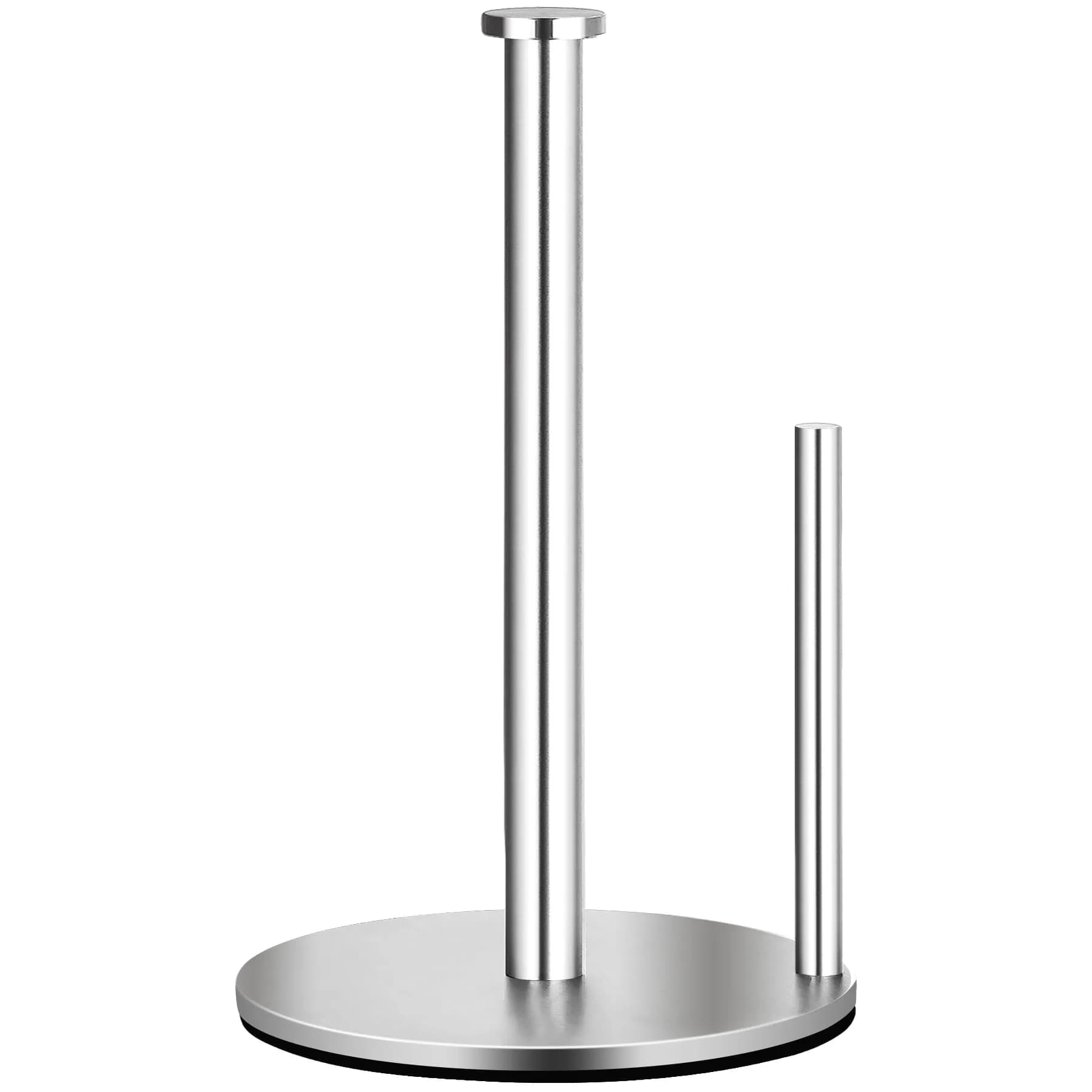 OBODING Stainless Steel Paper Towel Holder Stand for Kitchen Countertops, 32cm (12.6" H) | Rust-Proof & Easy to Carry