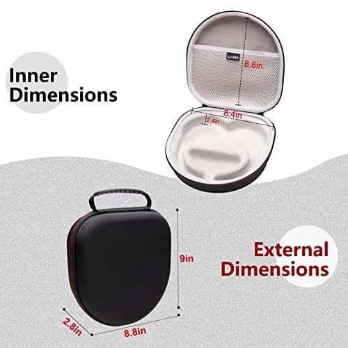 L LTGEM Hard Case for Anker Q30/Q20i/Q45/Space One Pro Headphones | Compact, Shockproof & Waterproof (70-120c) thumbnail 2