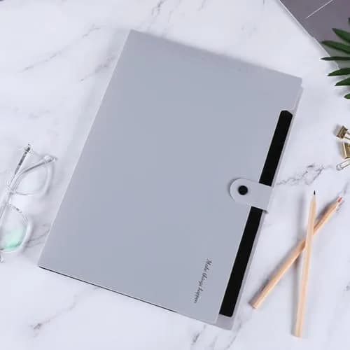 SKYDUE Accordion File Organizer 8 Pockets 32.5 cm (12.8 in) | Portable Document Paper Organizer for Office, School, Home thumbnail 7