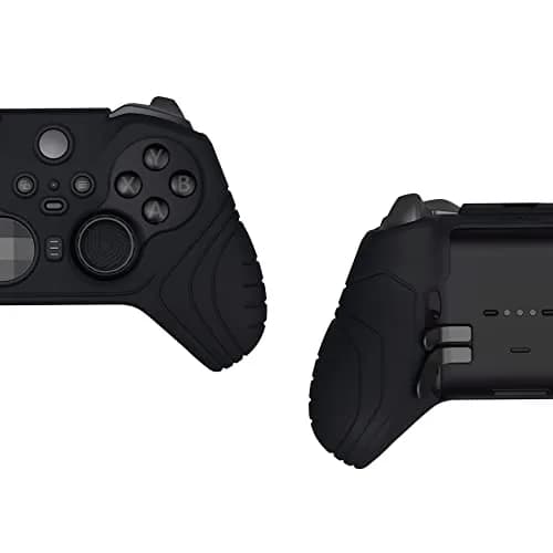 PlayVital Samurai Edition Anti Slip Silicone Case Cover for Xbox Elite Series 2 & Core Controllers with Thumb Grips - Black (1 pc) thumbnail 9