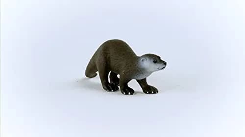 Schleich Wild Life Otter Toy Figurine 3.1 inches (7.9 cm) | Realistic Animal Toy for Kids Ages 3+ thumbnail 6
