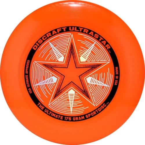 Discraft 175 Gram Orange Ultrastar Sport Disc | Official USA Ultimate Competition Disc thumbnail 1