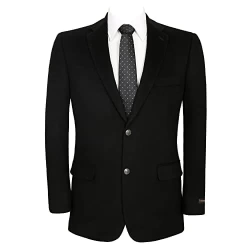 Teemlanny Men's Wool Blend Sport Coat Classic Fit 2-Button Blazer | Suitable for Business & Formal Wear thumbnail 1
