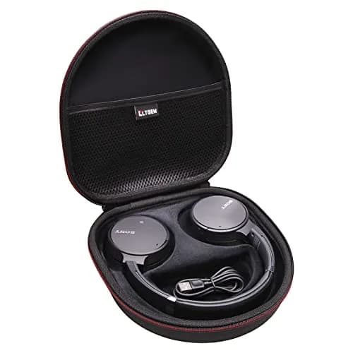 L LTGEM Case for Sony WH-CH720N/WH-CH520 Noise Canceling Wireless Headphones Black | Hard Travel Cover thumbnail 2