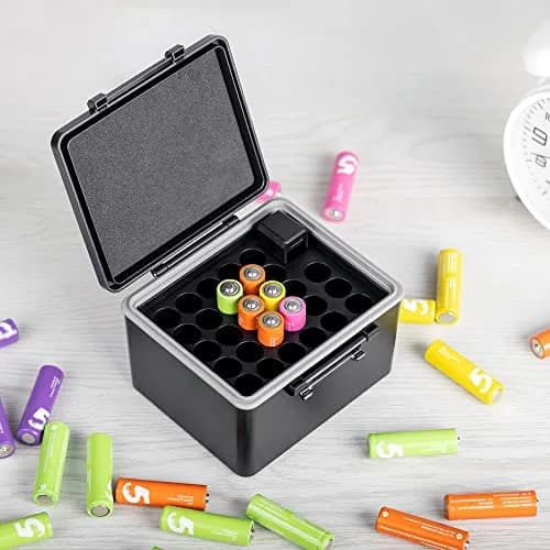 JJC AA Battery Case for 28x AA Batteries with Detachable Tester | Organizes and Protects thumbnail 9