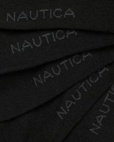 Nautica Men's Dress Socks Business Formal Comfort Stretch Crew Socks 10 Pack | 2.27 kg (5 lb) | Moisture-Wicking & Breathable thumbnail 3