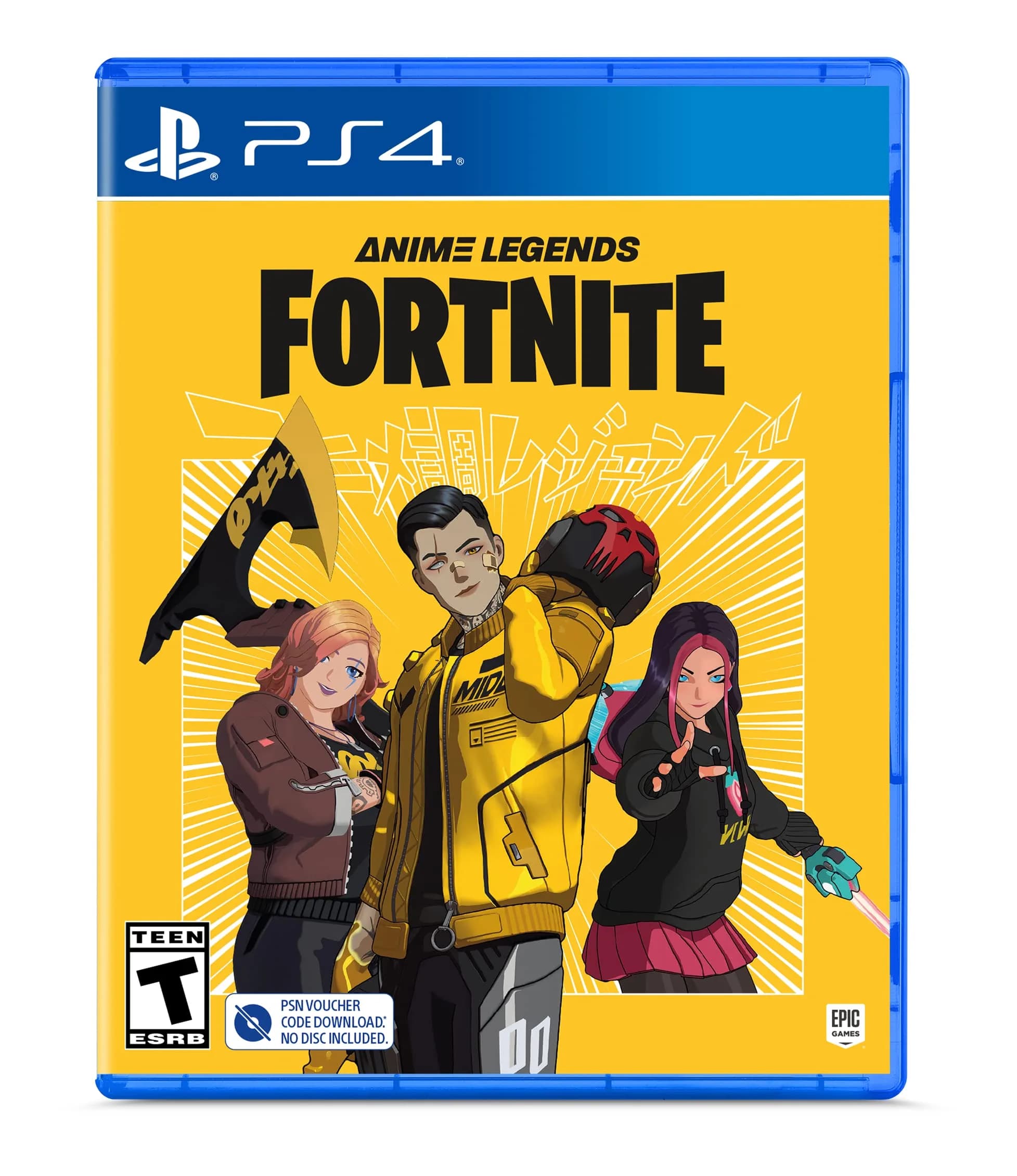 Epic Games Fortnite - Anime Legends PS4 | Action Game with Fan-Favorite Characters (70-120 chars) - main product image